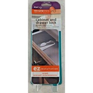 Cabinet and Drawer Lock 3 Pack White by Kidco